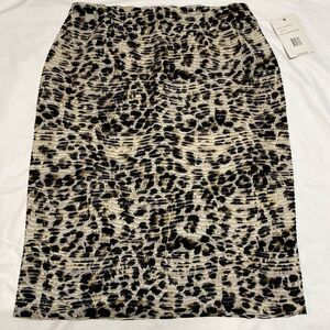 NWT Zac & Rachel Cheetah Print Pencil Skirt - Size Small